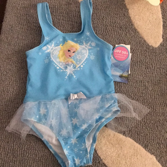 Disney Other - Disney Elsa Bathing Suit 3T